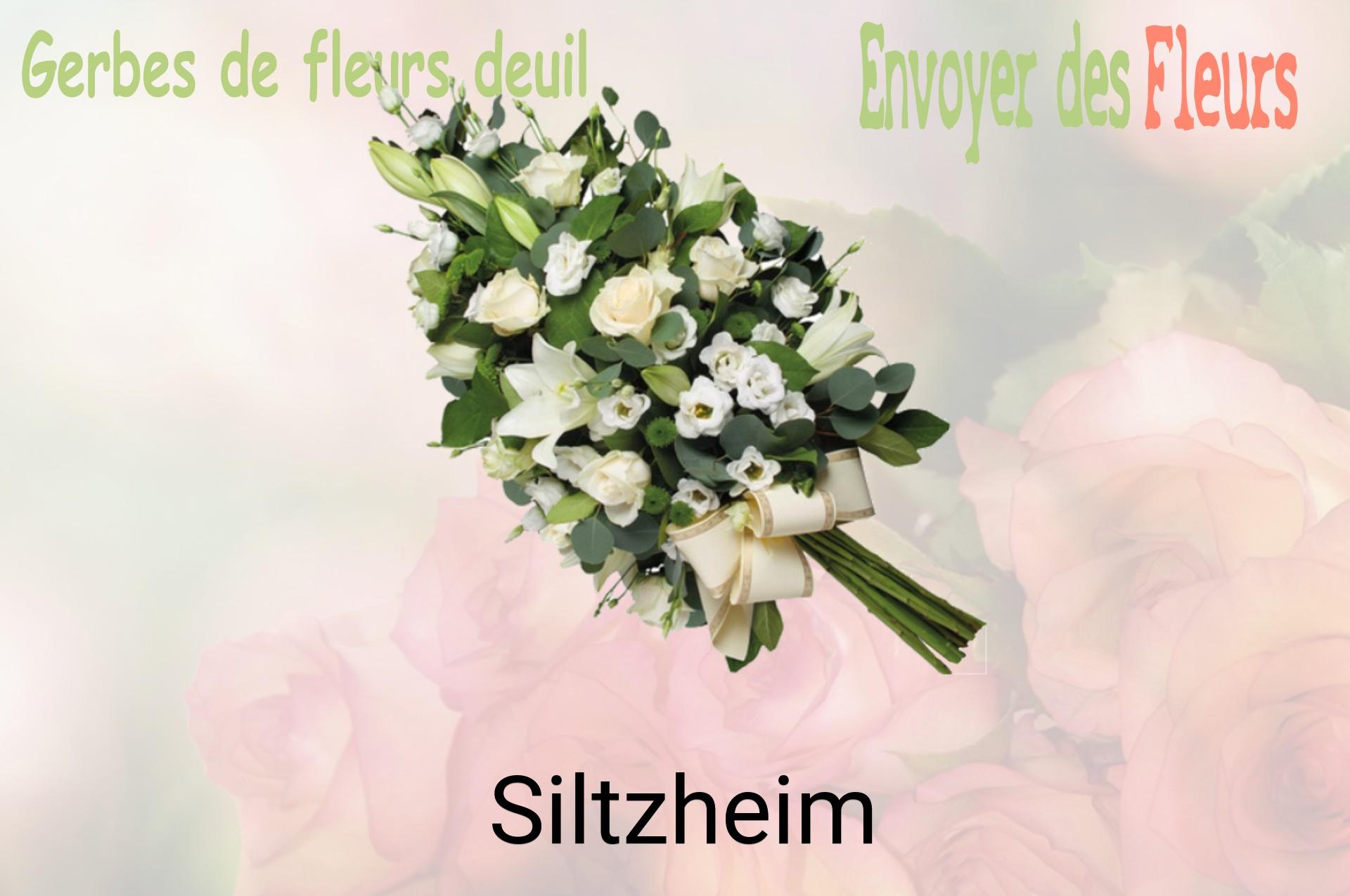 Gerbe de fleurs de deuil livrée à Siltzheim
